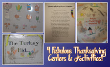 4 Fabulous Thanksgiving Centers & Activities!