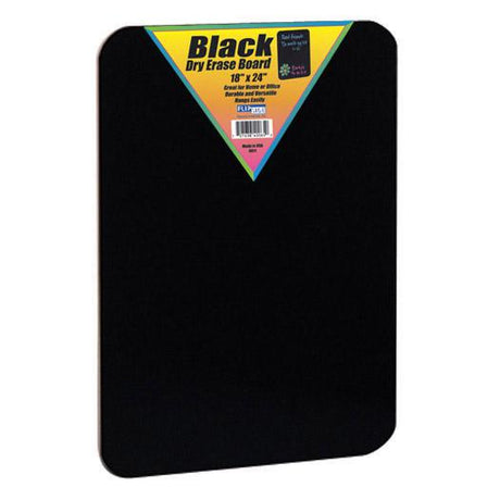Black Dry Erase Board, 18" x 24"