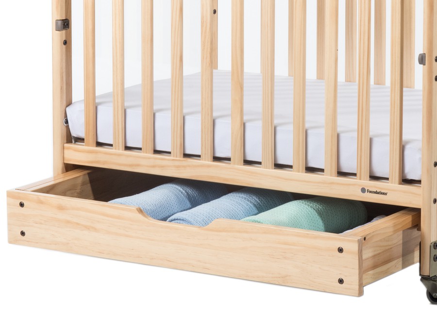 EZ Store™ Drawer with MagnaSafe Latch for Compact Next Gen Serenity® Cribs, Natural