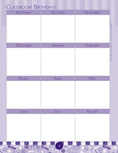 Daily Plan Book: School Days