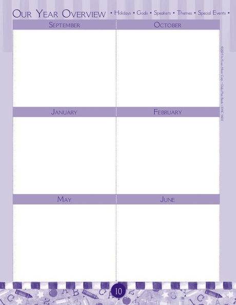 Daily Plan Book: School Days