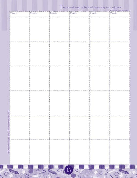 Daily Plan Book: School Days
