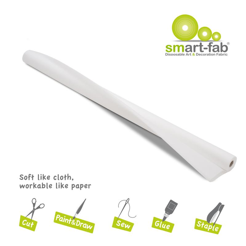 Smart-Fab® White Fabric, 48" x 40' Roll