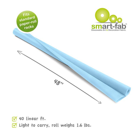Smart-Fab® Sky Blue Fabric, 48" x 40' Roll