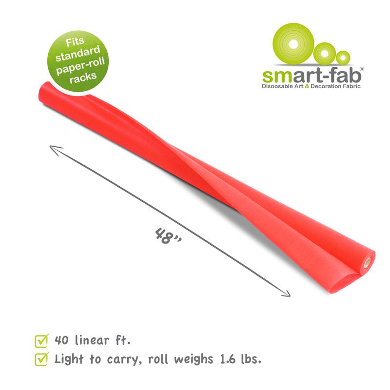 Smart-Fab® Red Fabric, 48" x 40' Roll