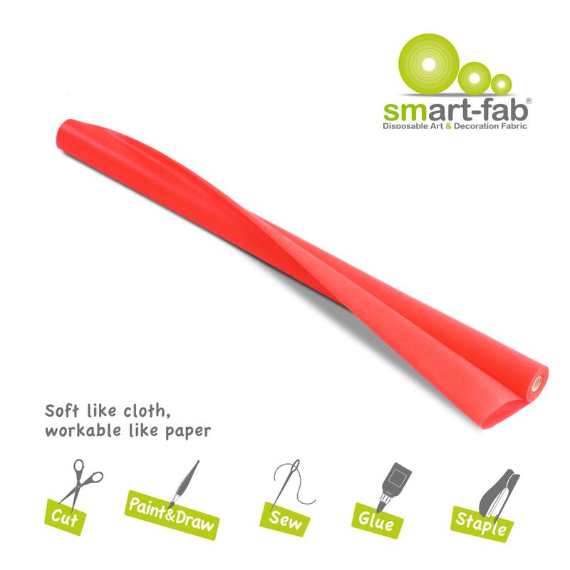 Smart-Fab® Red Fabric, 48" x 40' Roll