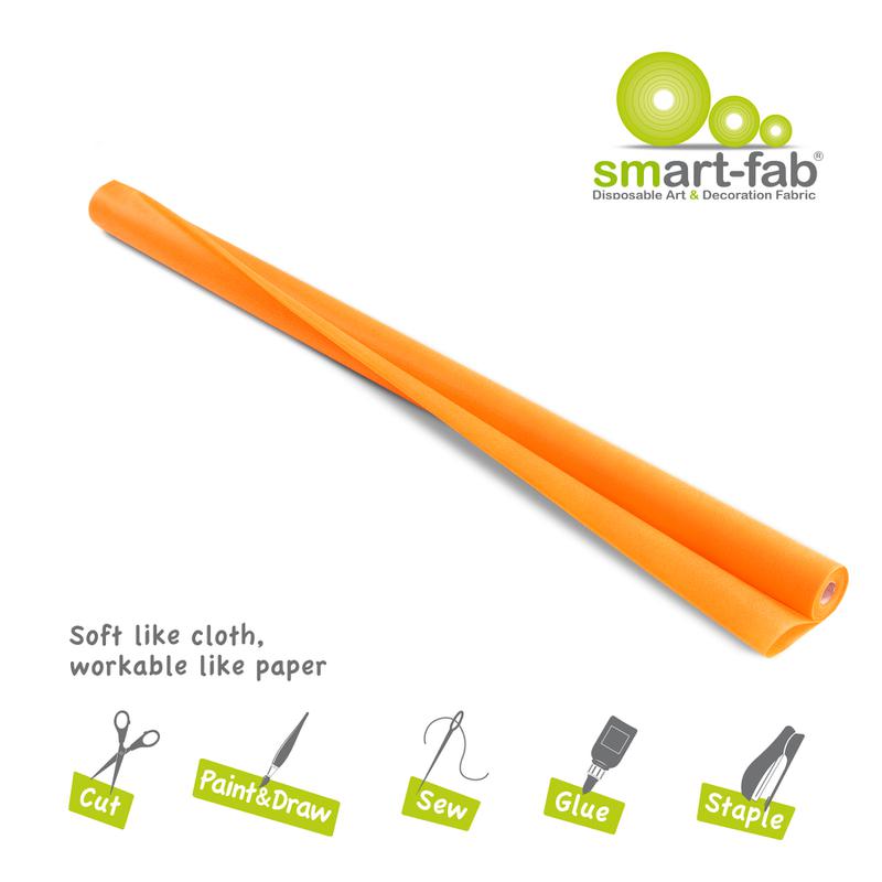 Smart-Fab® Orange Fabric, 48" x 40' Roll