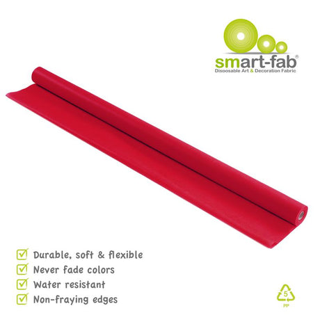 Smart-Fab® Cranberry Fabric, 48" x 40' Roll