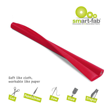 Smart-Fab® Cranberry Fabric, 48" x 40' Roll
