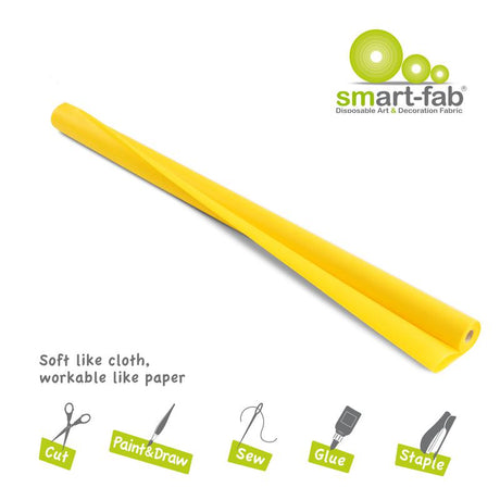 Smart-Fab® Yellow Fabric, 48" x 40' Roll