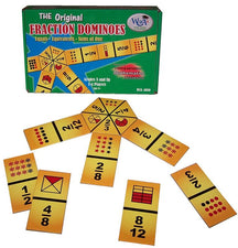 Fraction Dominoes Game
