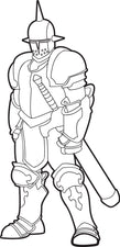 Knight Coloring Page