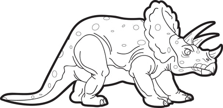 Triceratops Coloring Page