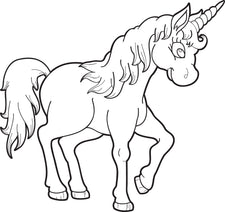 Unicorn Coloring Page #1