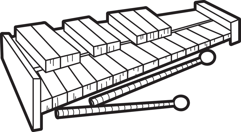 Xylophone Coloring Page