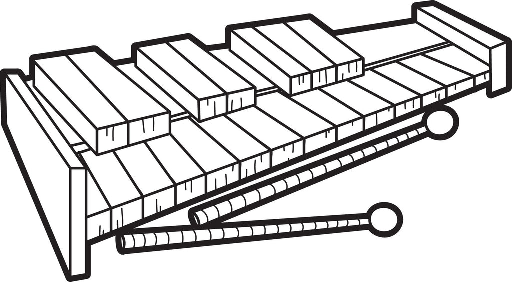 Xylophone Coloring Page