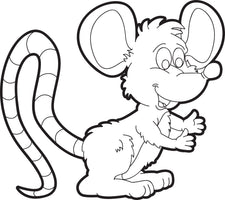 Mouse Coloring Page