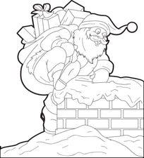 FREE Printable Santa Claus Coloring Page For Kids