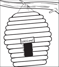 Beehive Coloring Page #2