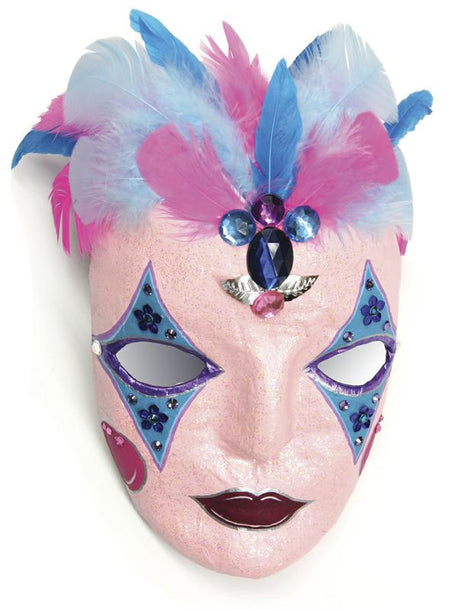 Papier Mache Mask - 8" x 6"