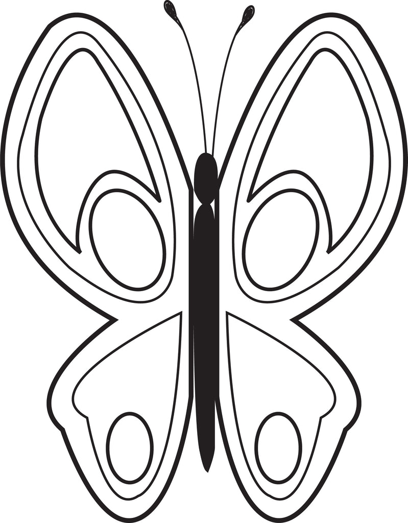 Butterfly Coloring Page #4