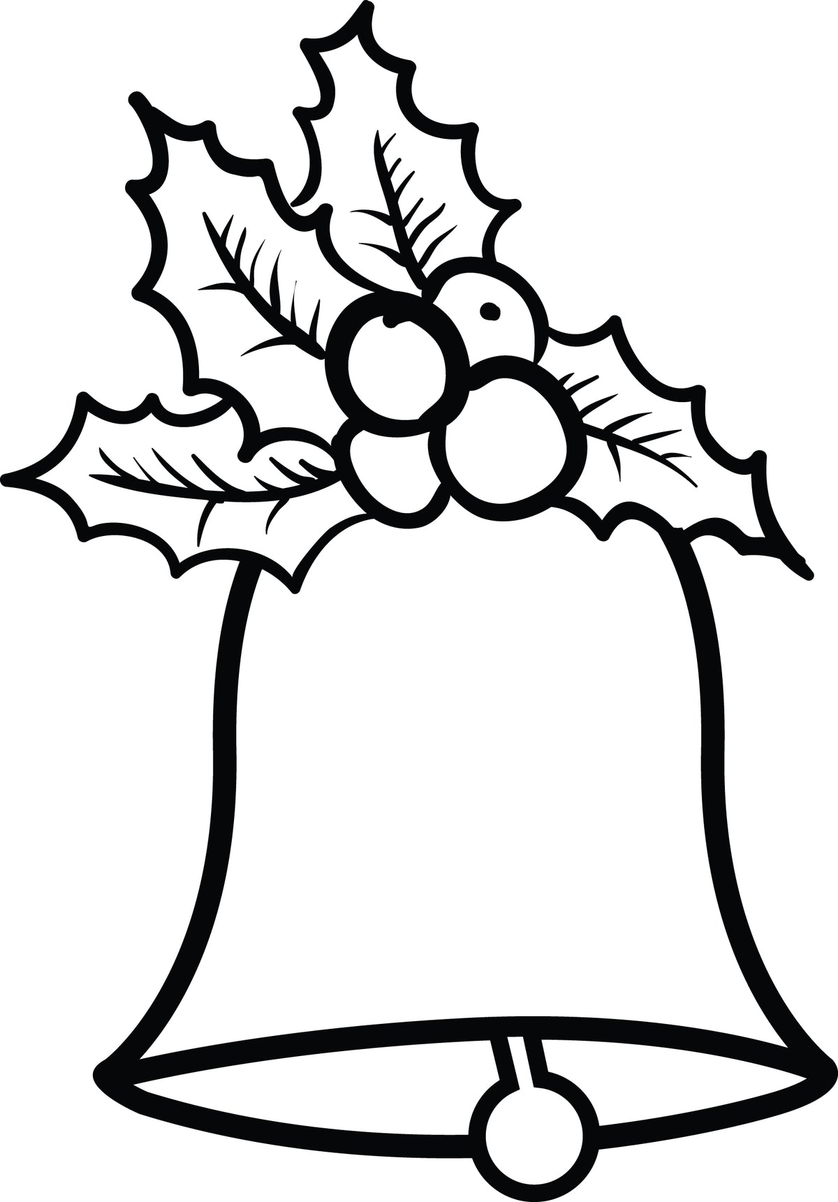 Printable Christmas Bells Coloring Page For Kids 3 Supplyme
