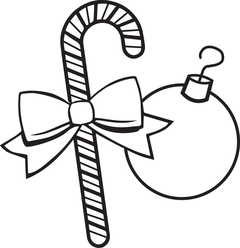 Christmas Ornaments Coloring Page #3