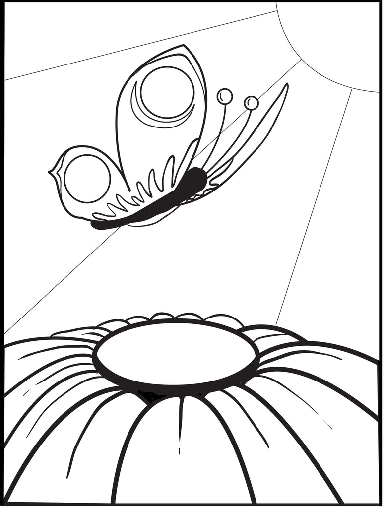 Butterfly Coloring Page #5