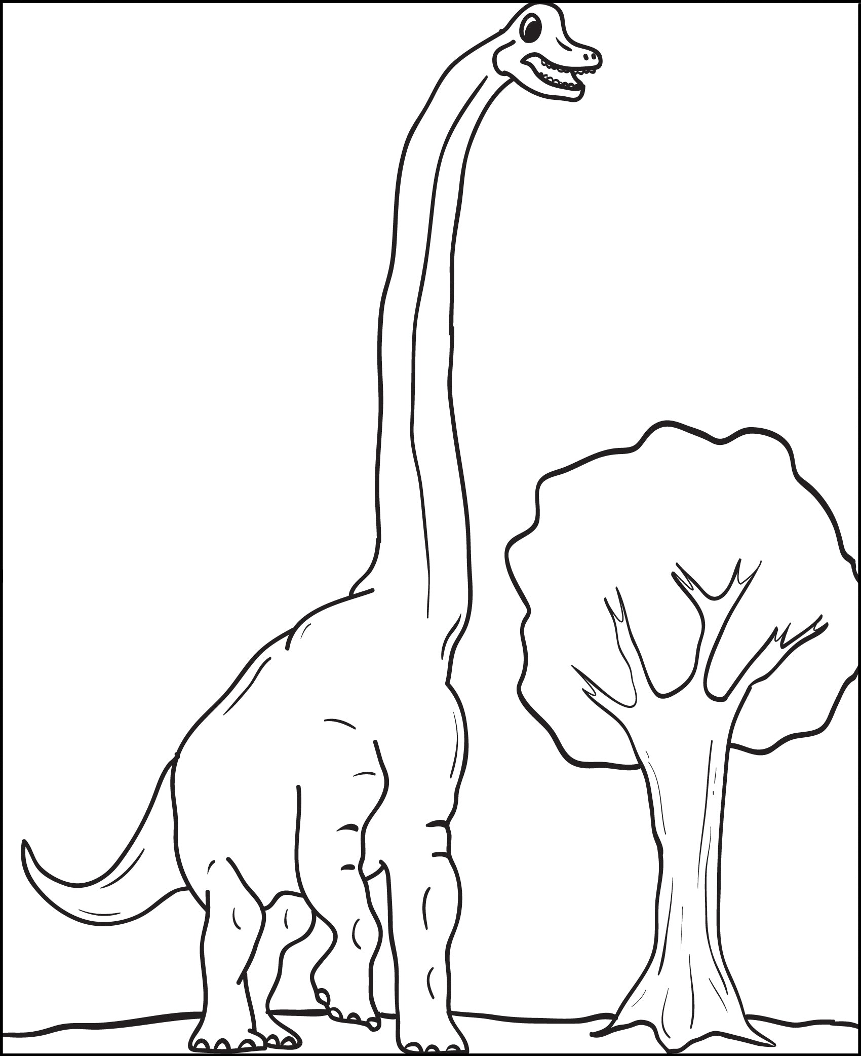 Ultrasaurus Coloring Page