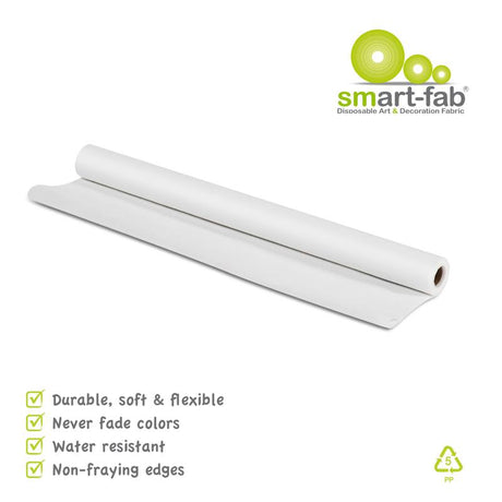 Smart-Fab® White Fabric, 24" x 18' Roll