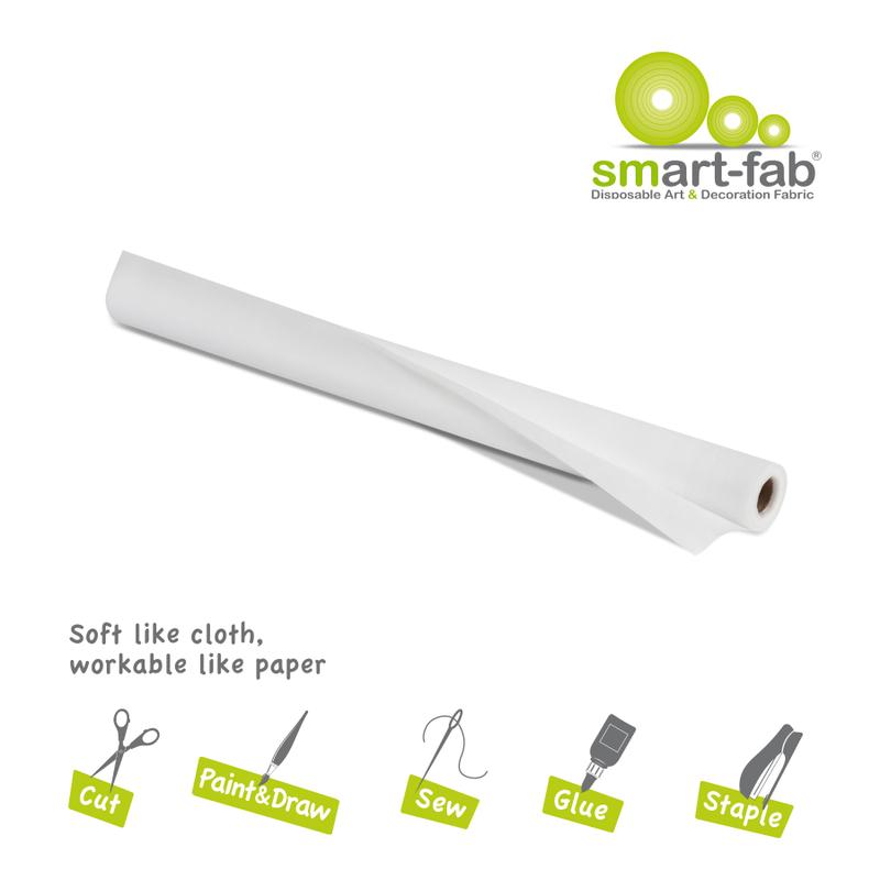 Smart-Fab® White Fabric, 24" x 18' Roll