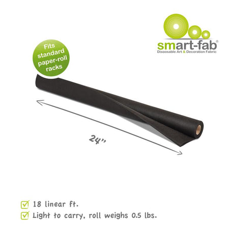 Smart-Fab® Black Fabric, 24" x 18' Roll
