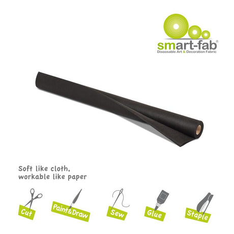 Smart-Fab® Black Fabric, 24" x 18' Roll