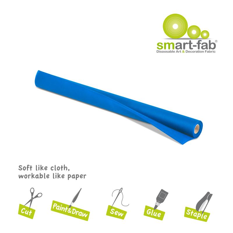 Smart-Fab® Blue Fabric, 24" x 18' Roll