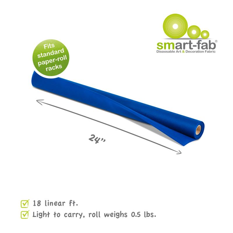 Smart-Fab® Dark Blue Fabric, 24" x 18' Roll