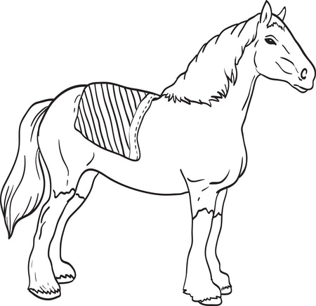 11 Free Horses Coloring Pages for Kids - Printable Coloring Sheets –  SupplyMe