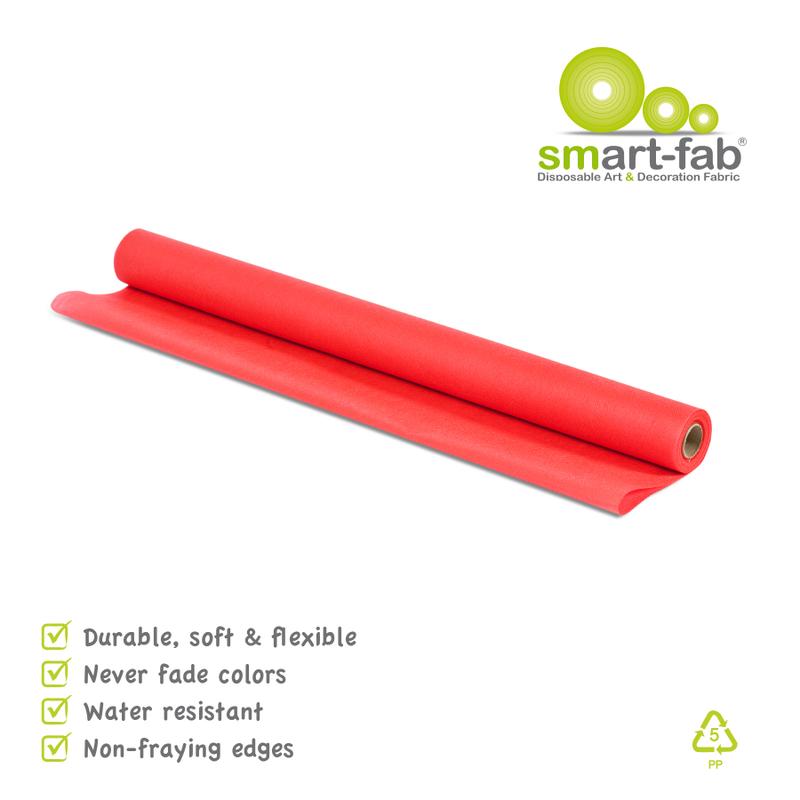 Smart-Fab® Red Fabric, 24" x 18' Roll