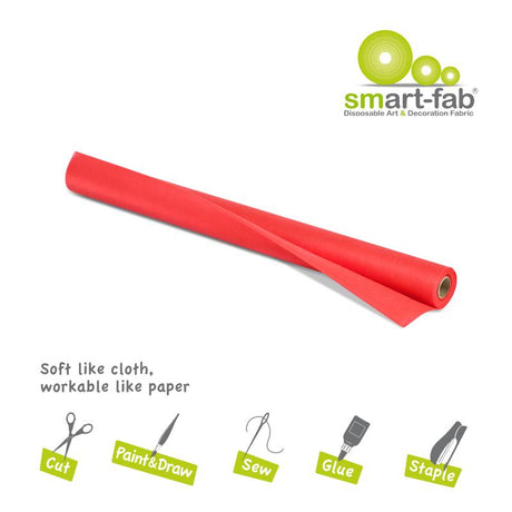 Smart-Fab® Red Fabric, 24" x 18' Roll