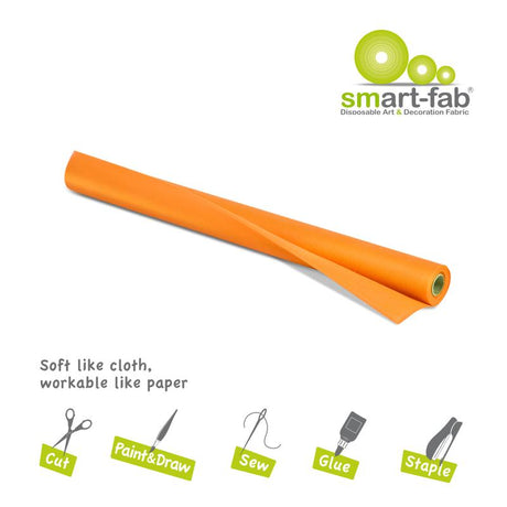 Smart-Fab® Orange Fabric, 24" x 18' Roll