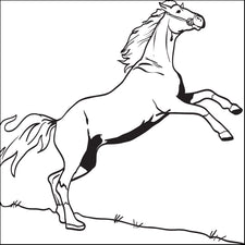 Horse Coloring Page #3