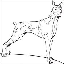 Big Dog Coloring Page