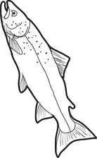 Realistic Fish Coloring Page #1