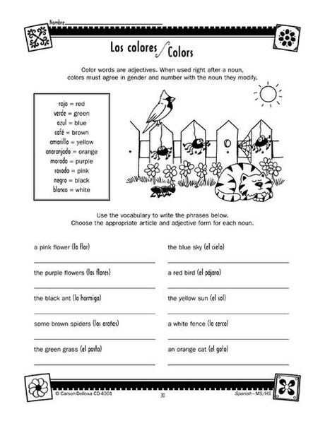 Spanish Resource Book, Gr 6-12