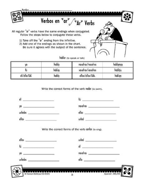 Spanish Resource Book, Gr 6-12