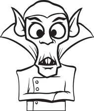 FREE Printable Dracula Coloring Page for Kids