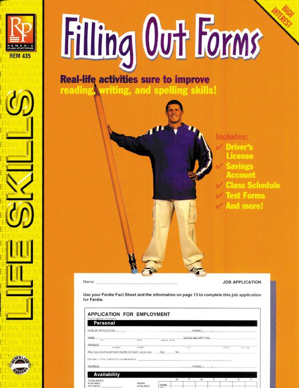 Remedia Publications Life Skills Activity Book: Filling Out Forms