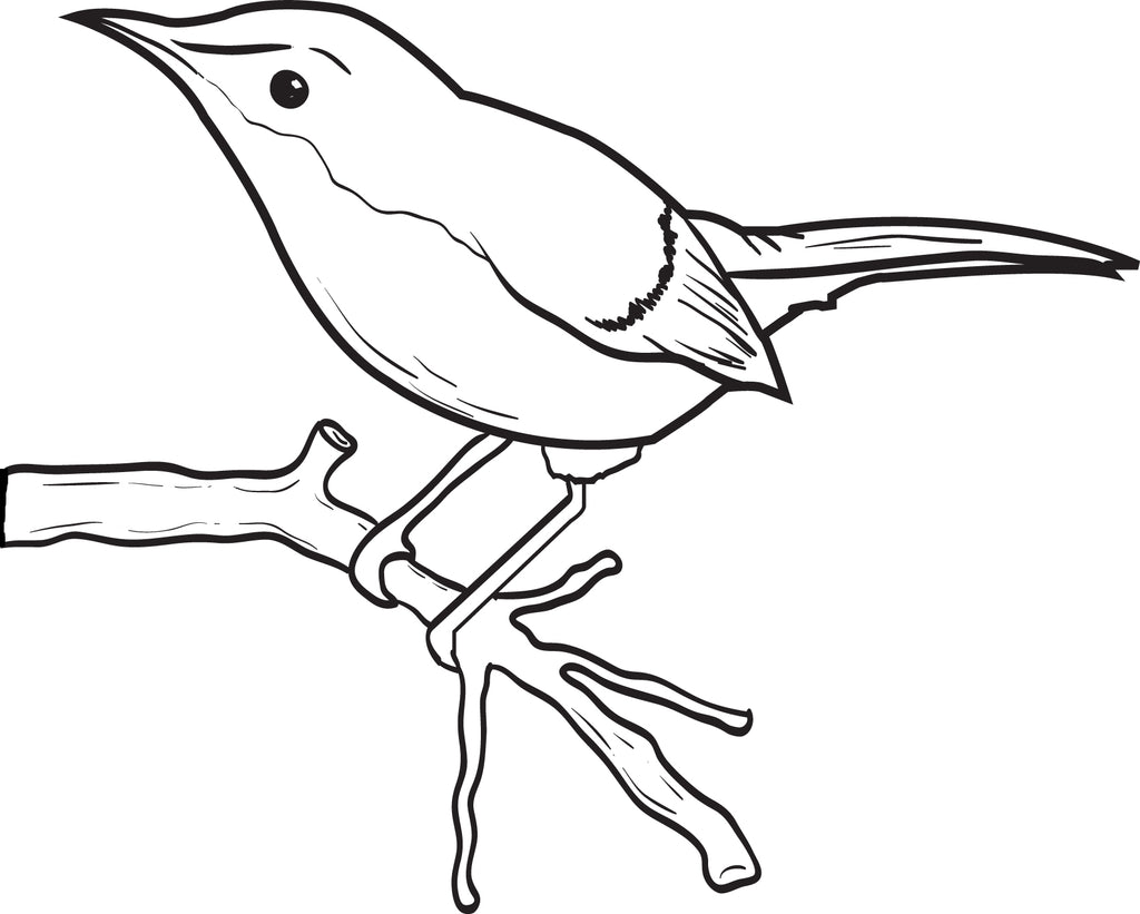 Little Birdie Coloring Page