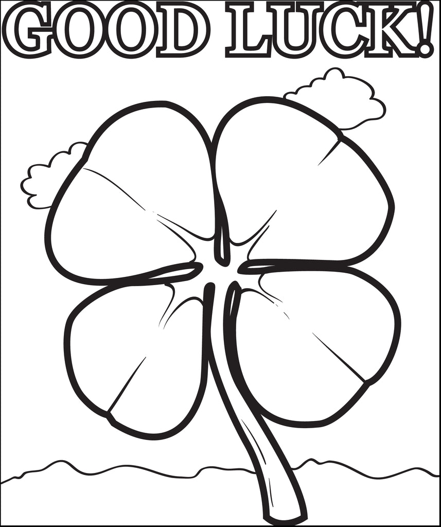 Good Luck Coloring Pages