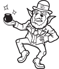 Leprechaun Coloring Page #9