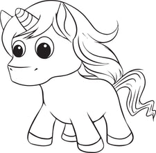 Unicorn Coloring Page #2